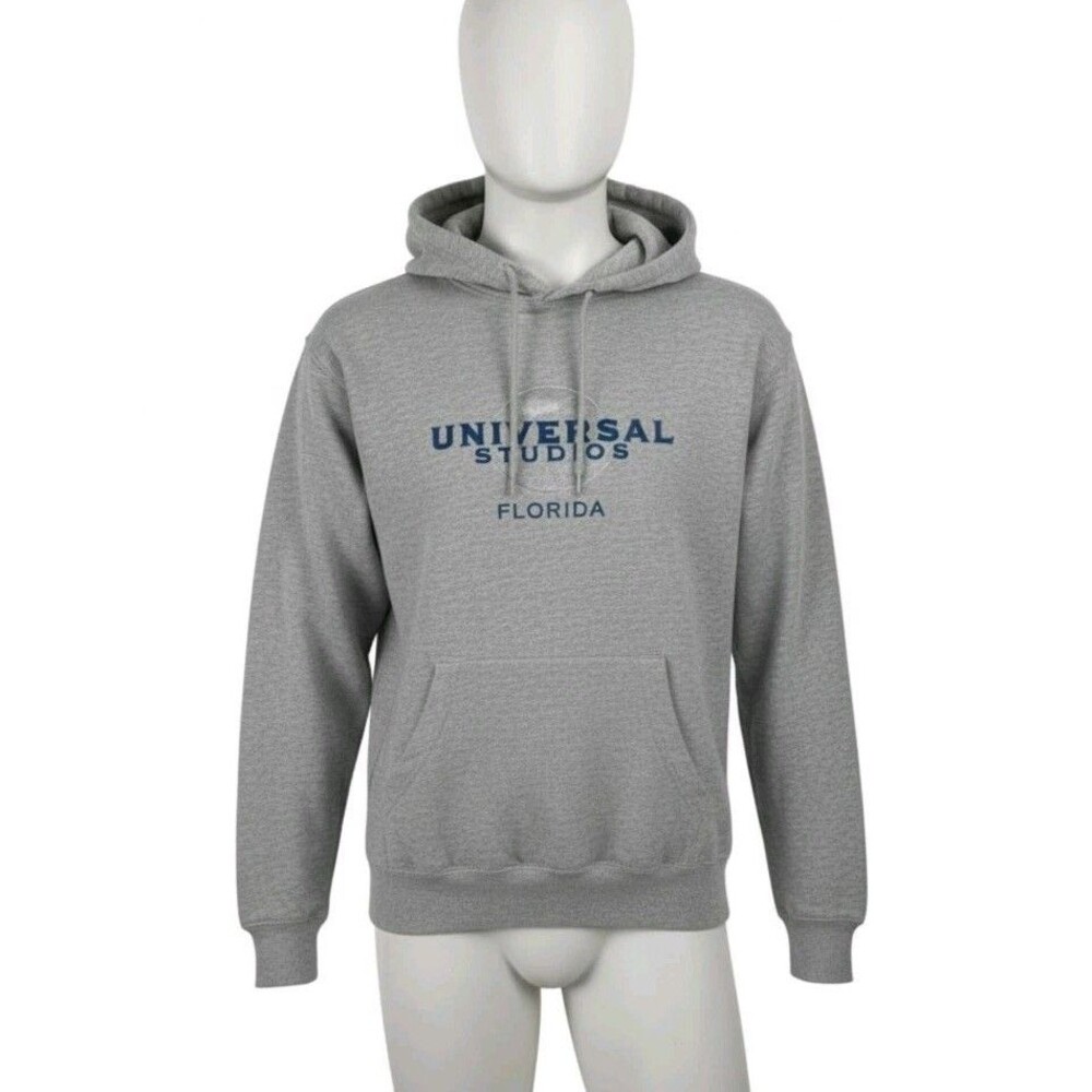​Universal Studios Florida Hoodie Gray Embroidered Logo Vintage Style Men's  S